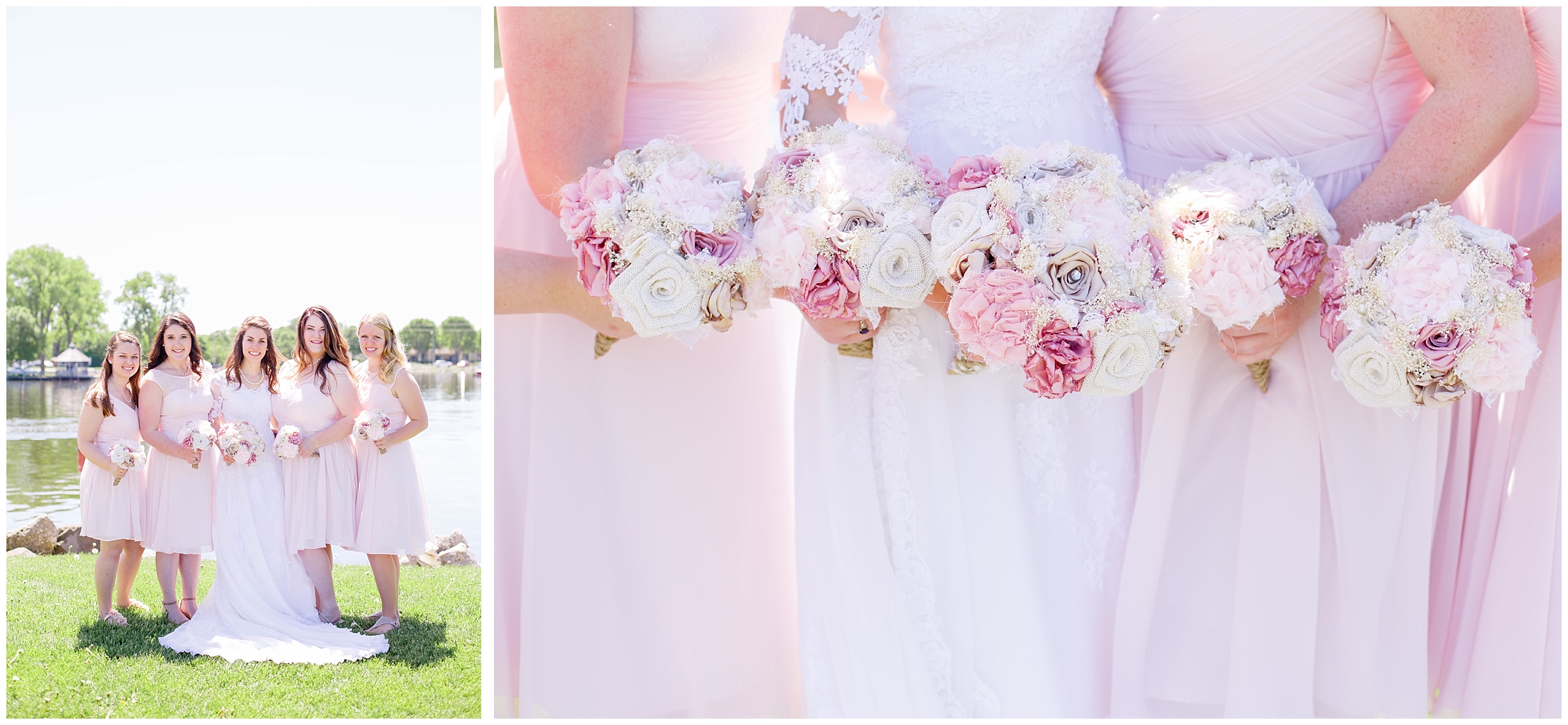 blush and navy spring wedding in fond du lac wi