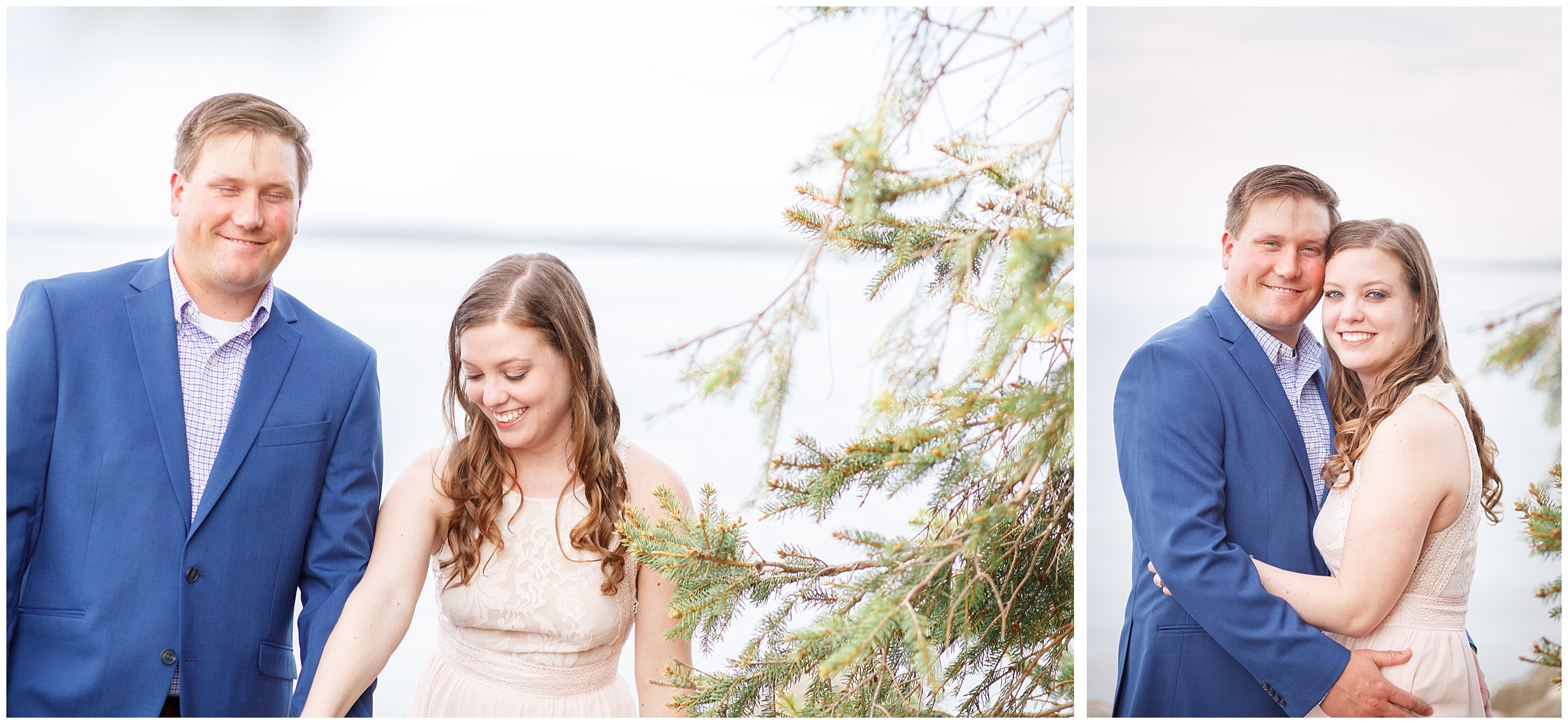 Lakeside Wisconsin engagement session
