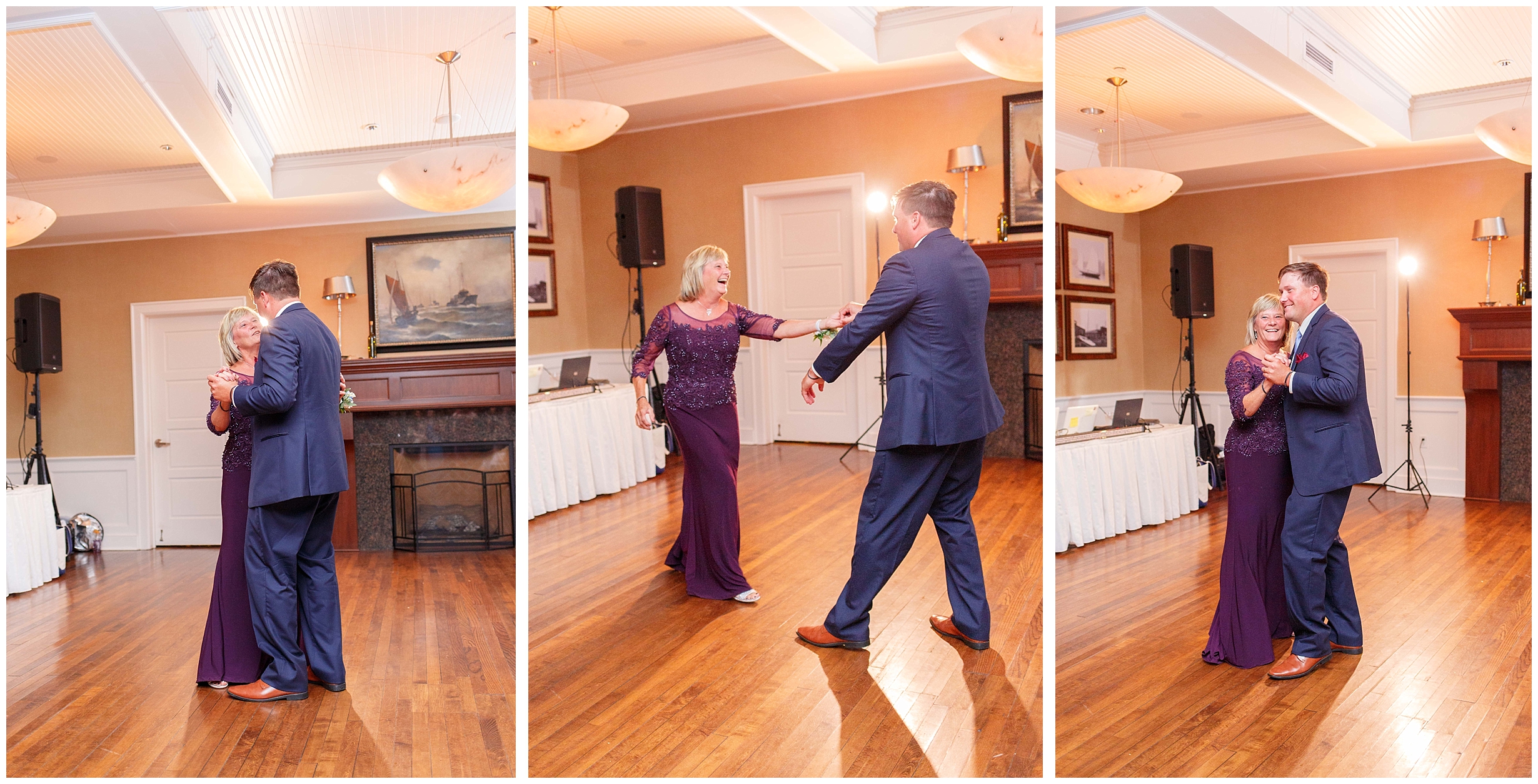 first dances in the dining room at the waters in Oshkosh WI